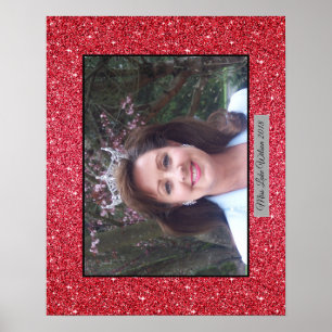 Retrato feito sob encomenda do poster do brilho da