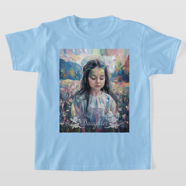 Retrato Impressionista Meninas T-Shirt (Postura )