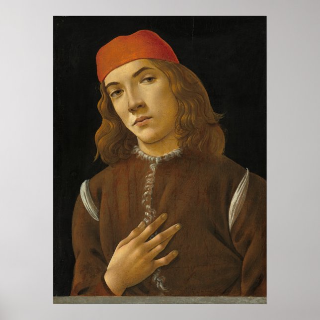 Retrato Juvenil - Sandro Botticelli Poster de Bela (Frente)