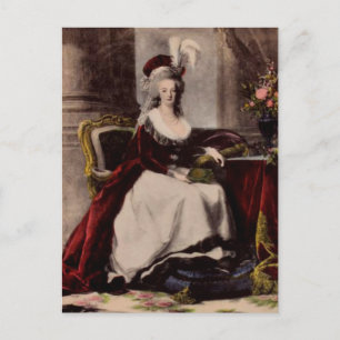 Retrato Marie Antoinette ~ Cartão postal / Convite