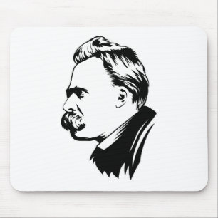Retrato Mousepad de Frederich Nietzsche