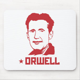 Retrato Mousepad de George Orwell