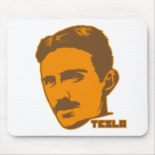 Retrato Mousepad de Nikola Tesla