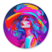 Retrato Neon Pop Art