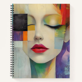 Retrato no Surrealismo do Bloco de Cor