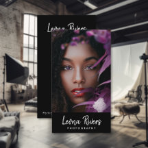 Retrato QR Code Cartão de visita do Fotógrafo