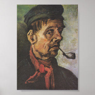 Retrato Van Gogh De Um Homem Com Impressão De Tuba