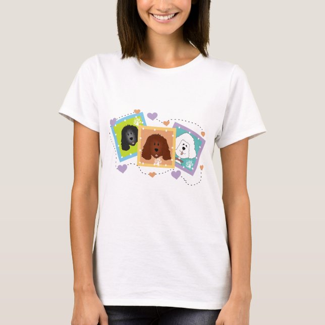 Retratos de Cachorro Camisetas e presentes (Frente)