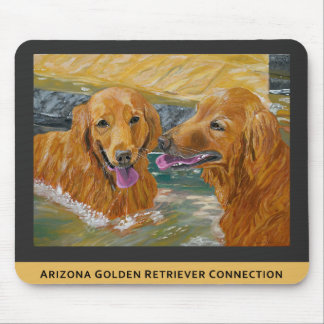 Retrievers dourados Mousepad Frolic