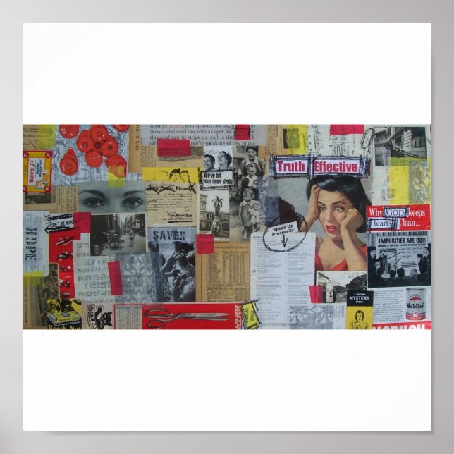 Retro 1950 Art Poster (Frente)