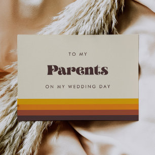 Retro 60 para meus pais no meu cartão de dia de ca