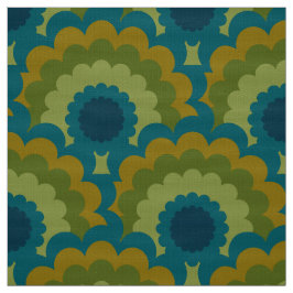 Retro 60s 70s Padrão de escala do tecido de humor