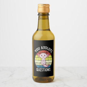 Retro 90 You Axolotl Questiona Vintage Sunset