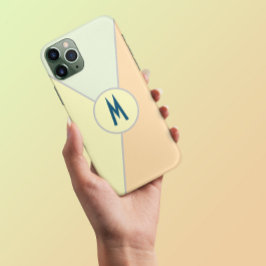 retro anos 70 bloco de Cor Triângulo Monograma Pas