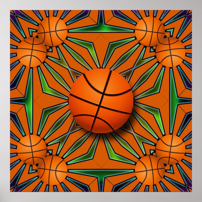 RETRO BASKETBALL POSTER (Frente)