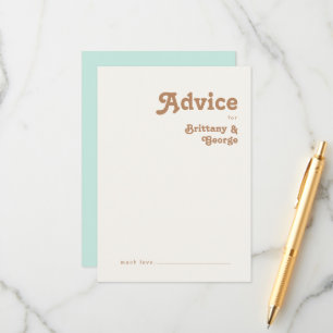 Retro Beach Cartão de Aviso de Casamento de Aqua