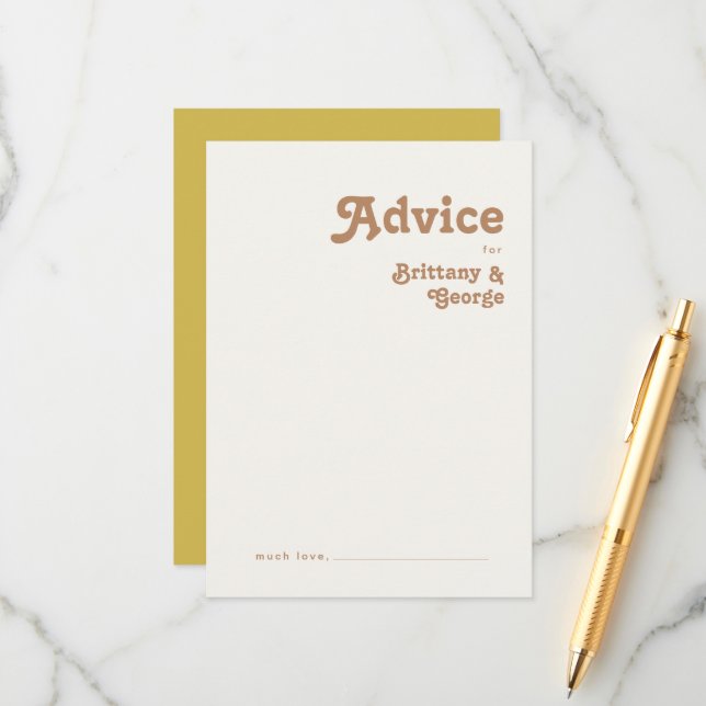 Retro Beach | Cartão de Aviso de Casamento Dourado (Frente/Verso In Situ)