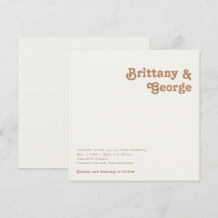 Retro Beach   Convite Para Casamento Na Praça De 