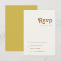 Retro Beach | Placa RSVP Dourada