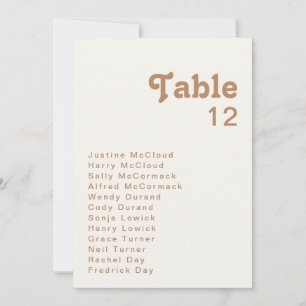 Retro Beach Quadro de números de marfim