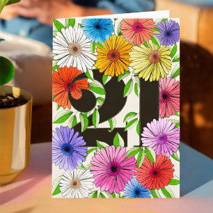 Retro Bege Personalizado Cartão de Aniversário de