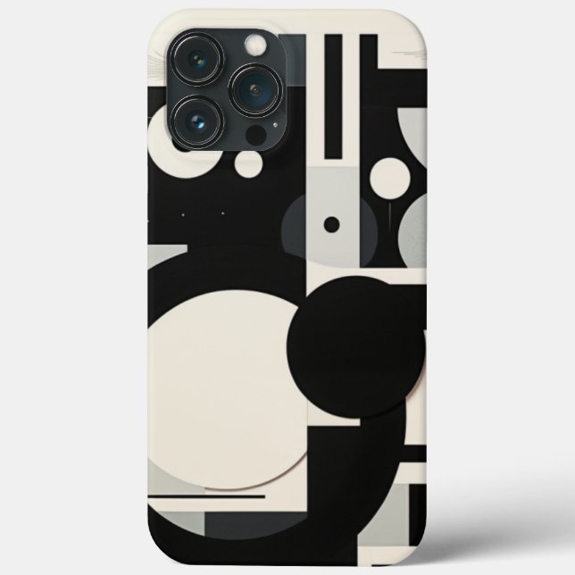 Retro Black and White Iphone case (Verso)