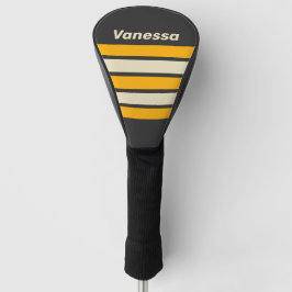 Retro Black Sun Across Striping with Name