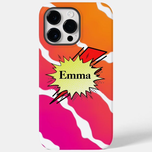 Retro bubble color comic (Verso)