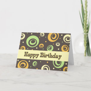 Retro Business a Partir do Cartão de Aniversário d