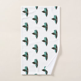 Retro Camping Car Trailer Nomad Toalha de Mão