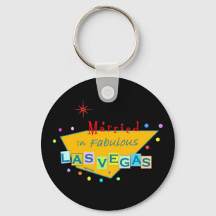 Retro Casado Na Fabulosa Chaveiro De Las Vegas