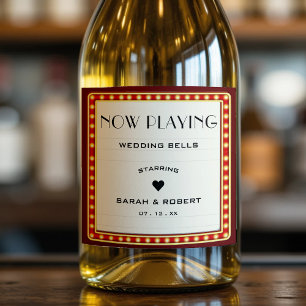 Retro Cinema Theater - Sinal de Casamento Vermelho