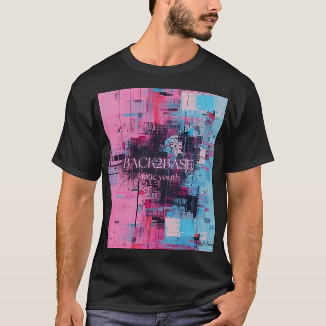 Retro Colourful Streetwear Unisex T-shirt  (Frente)