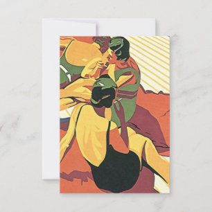 Retro Convite Casa De Verão ~ Festa De Piscina De 