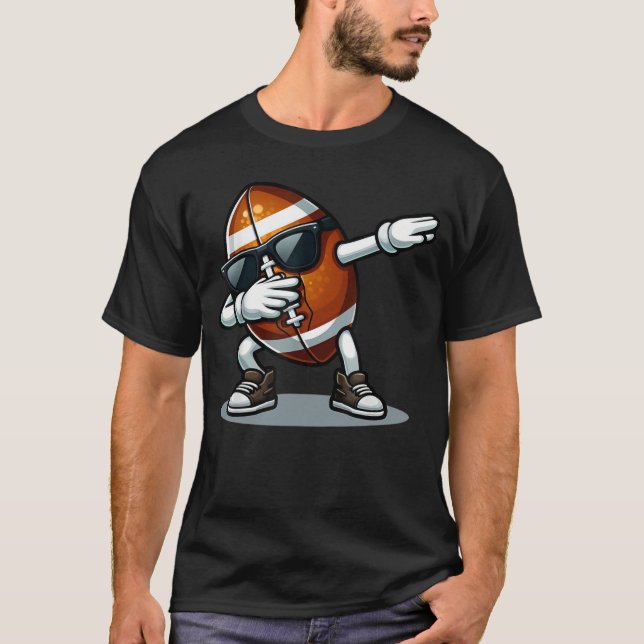 Retro De Vintagem Da Camisa De Futebol Dabbing (Frente)