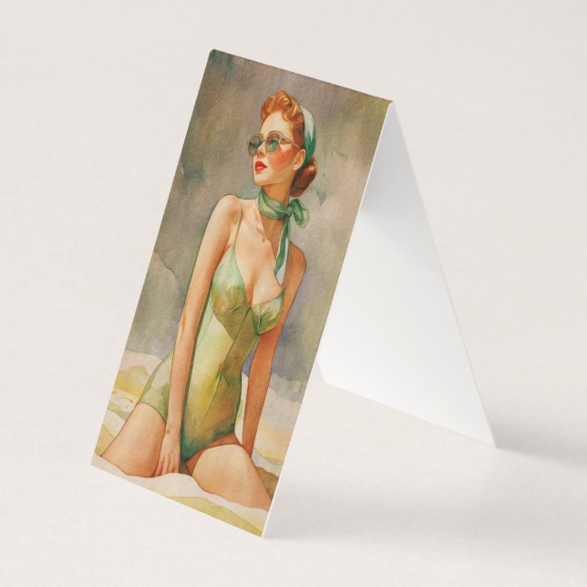 Retro Elegance: Beach Chic  (Frente)