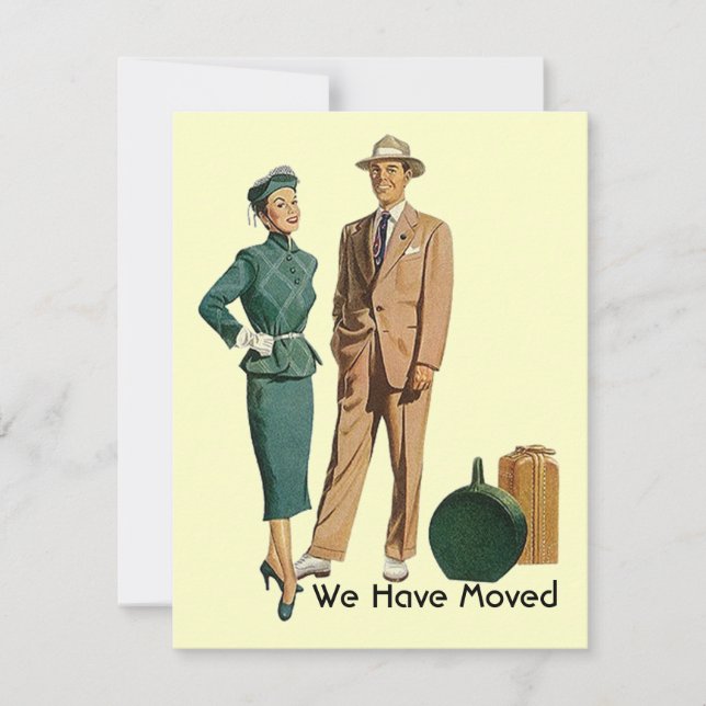 Retro embalado Temos Anúncio de Movimentação (Frente)