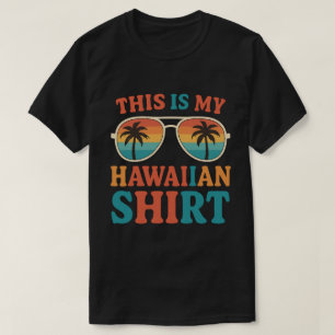 Retrô Esta É Minha Camisa Havaiana Óculos De Sol V