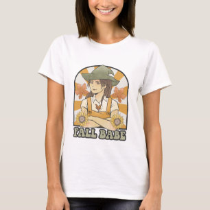 Retro Fall Babe - Camiseta de Outono