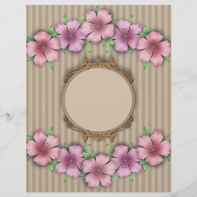 Retro, floral (Frente)