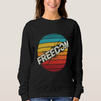 Retro Freedom Graphic T-Shirt – Vintage Typography