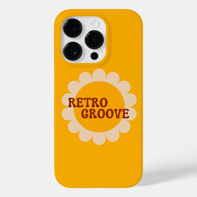 Retro Groove Case-Mate iPhone Case (Verso)