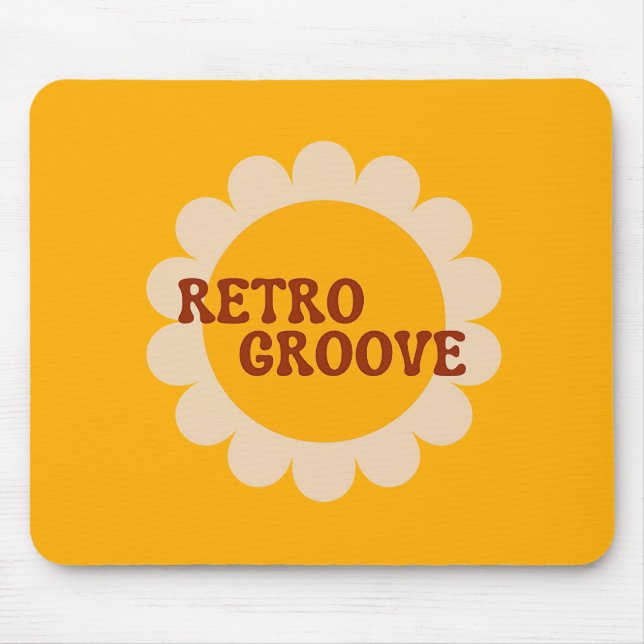 Retro Groove Mouse Pad (Frente)