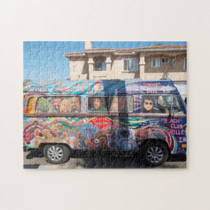 RETRO HIPPIE VAN 1960s JIGSAW QUEBRA-CABEÇA