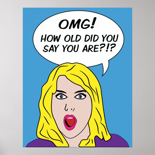 RETRO HISTÓRIA EM QUADRINHOS POSTER (Frente)