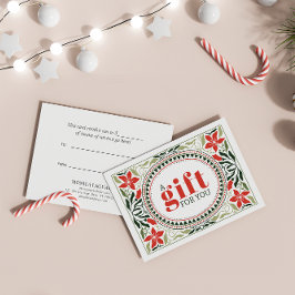 RETRO HOLIDAY VERDE FLORES VERMELHOS FRAME NATAL