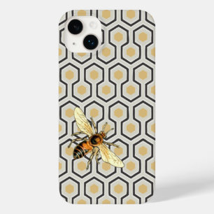 Retro Honeycomb Pattern Beehive