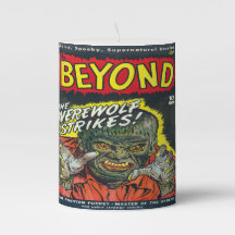 Retro Horror Wolfman Comic Book Vintage