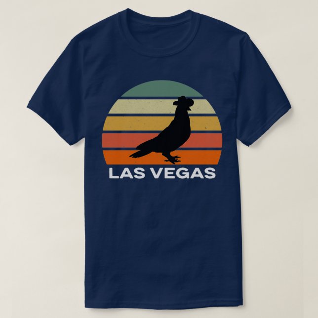 Retro Las Vegas Cowboy Pigeon Pullover (Frente do Design)