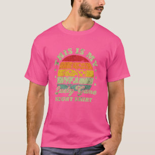 Retro Lugar Jogo Camisa Noite Engraçado Conselho T